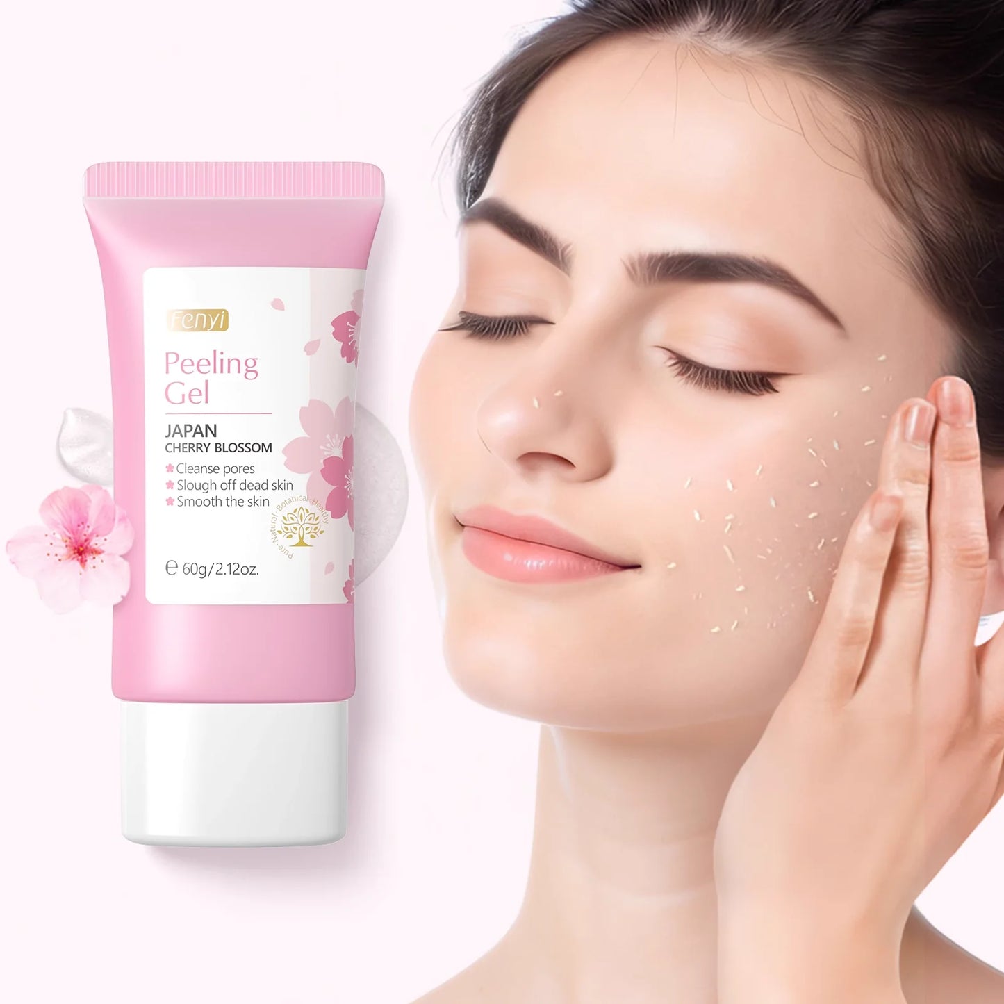 Sakura Exfoliating Gel: Deep Clean & Brighten Skin 60g