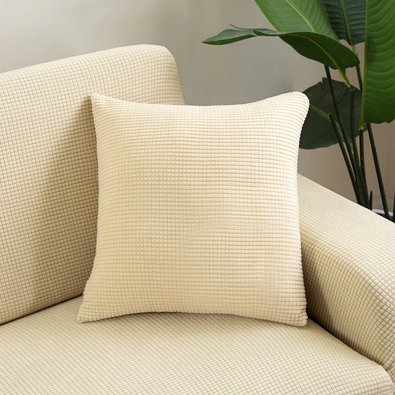 Solid Color Velvet Pillowcase - Sofa & Car Decor