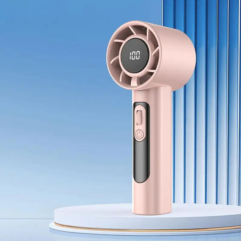 Xiaomi Portable Fan: 100 Speeds, USB Rechargeable, Mini Turbo