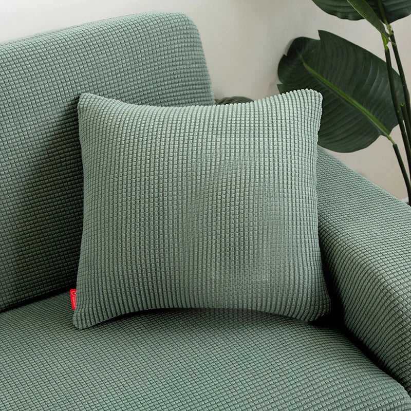 Solid Color Velvet Pillowcase - Sofa & Car Decor