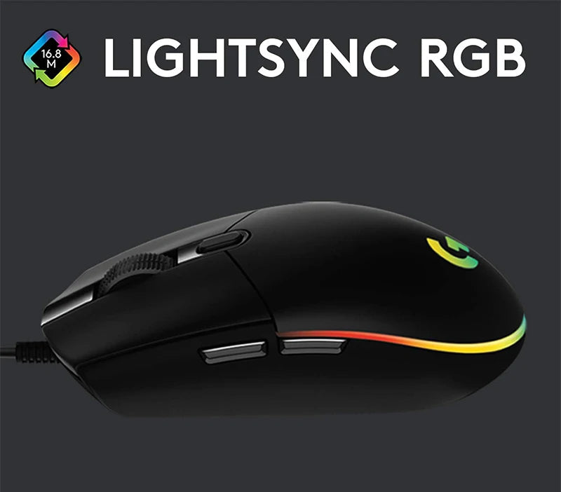 Logitech G102 Prodigy Wired Gaming Mouse 8000 DPI USB