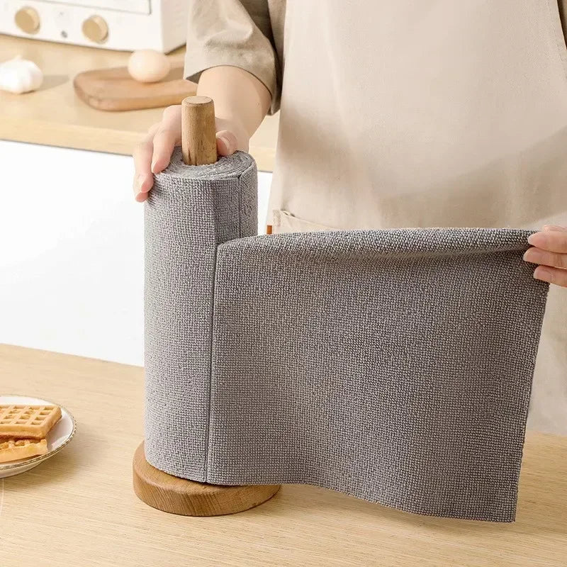 Reusable Microfiber Kitchen Cloth - 20 Sheet Roll