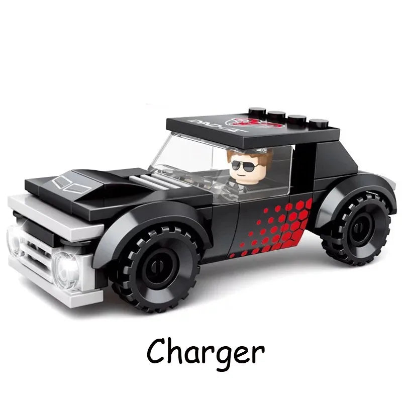 SLUBAN Girl Food Truck Building Blocks Toy Set