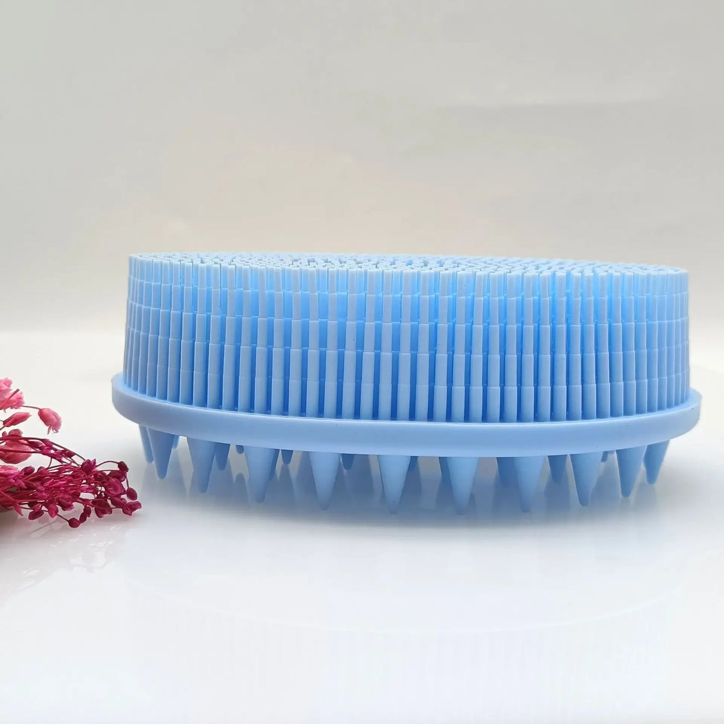 Exfoliating Silicone Body Brush - 2-in-1 Bath & Scalp Massager