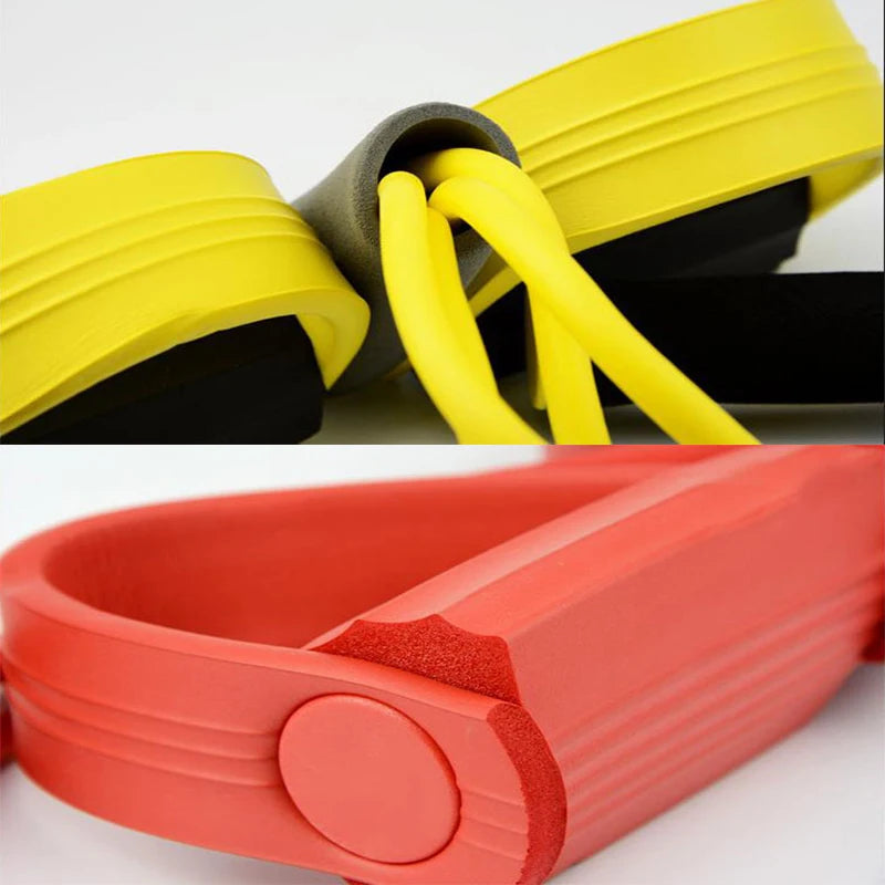 Resistance Bands 4 Tube Latex Pedal Exerciser for Fitness