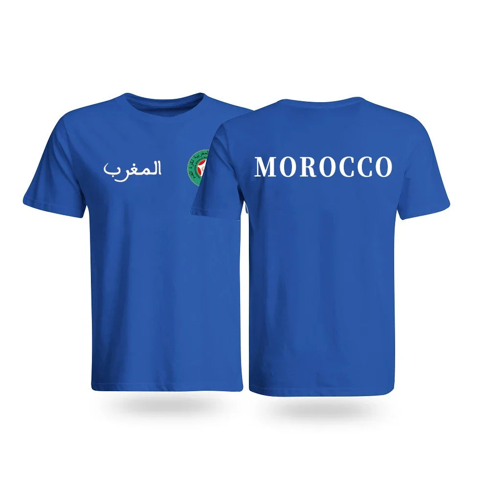 Moroccan Pride Retro Tee - Unisex Cotton T-Shirt