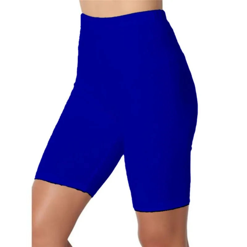 Women’s High-Waist Biker Shorts - Thin Fitness Summer Wear