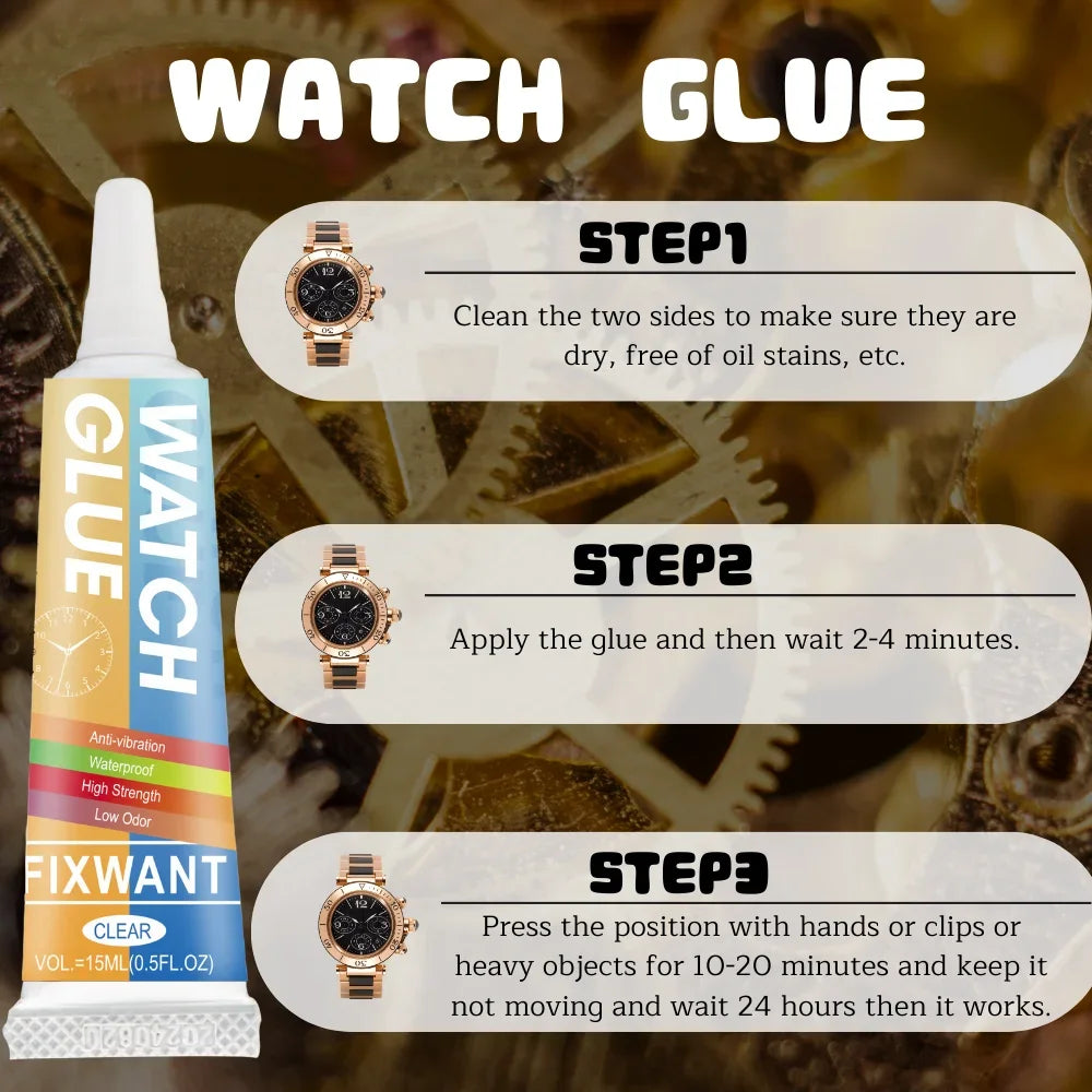 Smart Watch Repair Glue - FIXWANT Waterproof Adhesive 15ml
