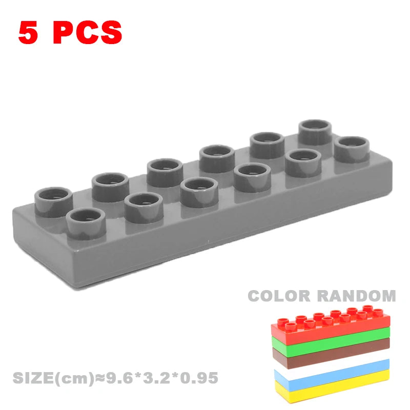 MOC Big Building Blocks - Duploes Compatible DIY Toys