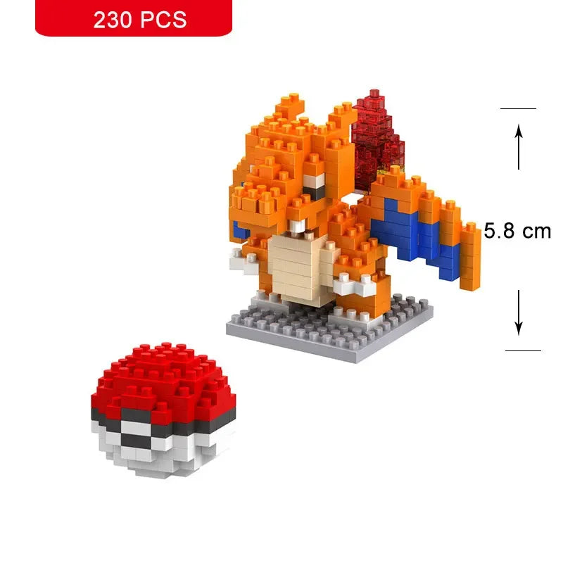 Pokemon Nanoblock Pikachu Set - 66pcs Educational Toy