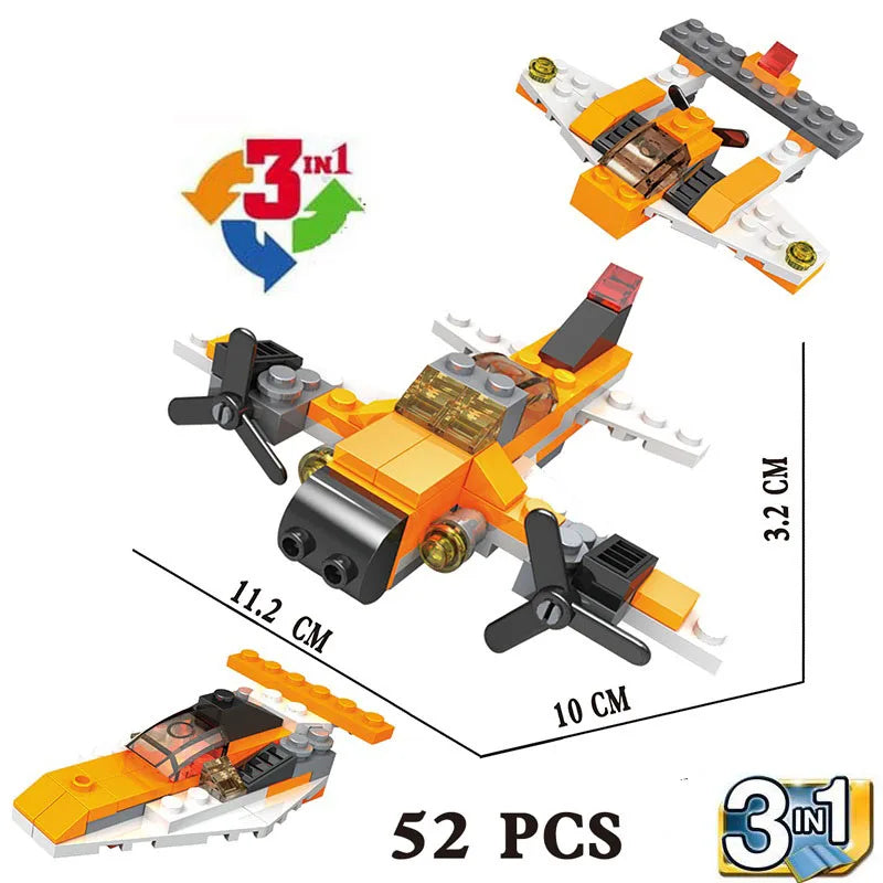 SLUBAN Girl Food Truck Building Blocks Toy Set