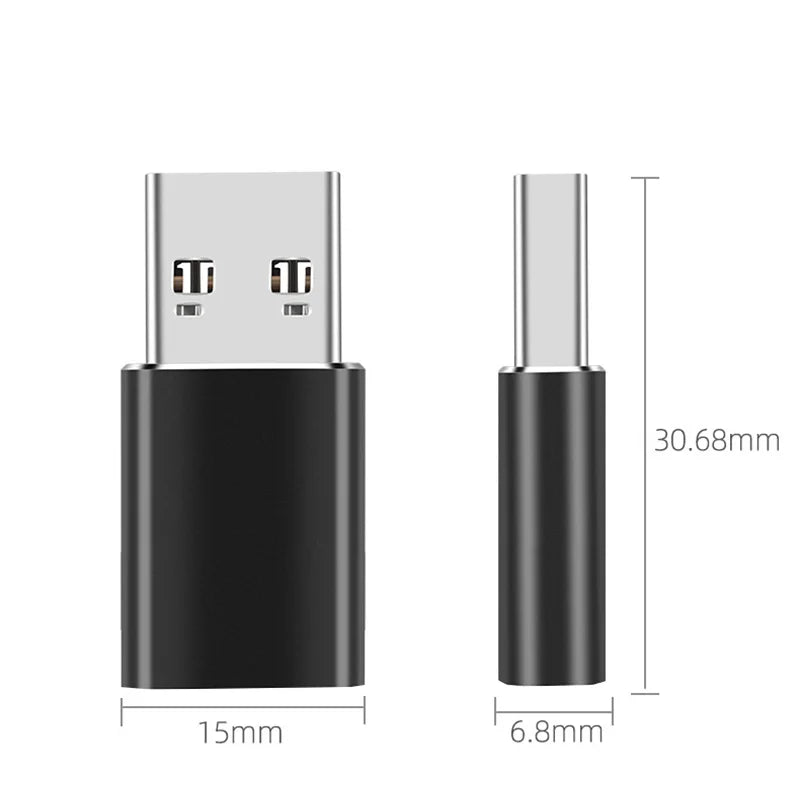 USB 3.1/3.2 to Type C Adapter - Fast Charge & Data Transfer