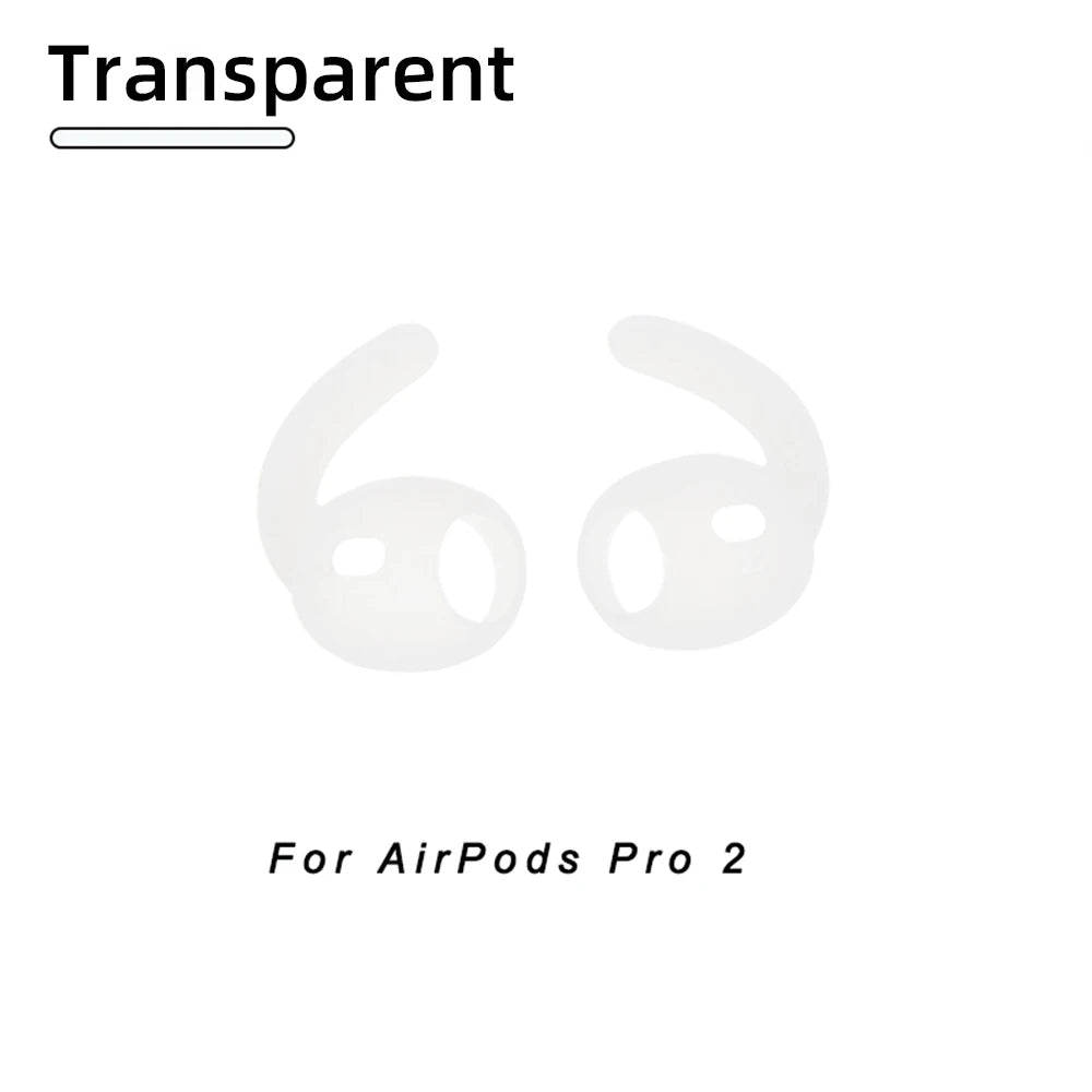 AirPods Pro 2 Ear Hooks: Anti-Slip Silicone Covers