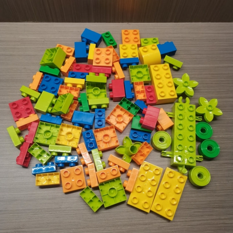 80PCS Colorful Building Blocks Set - Creative DIY Baby Toys