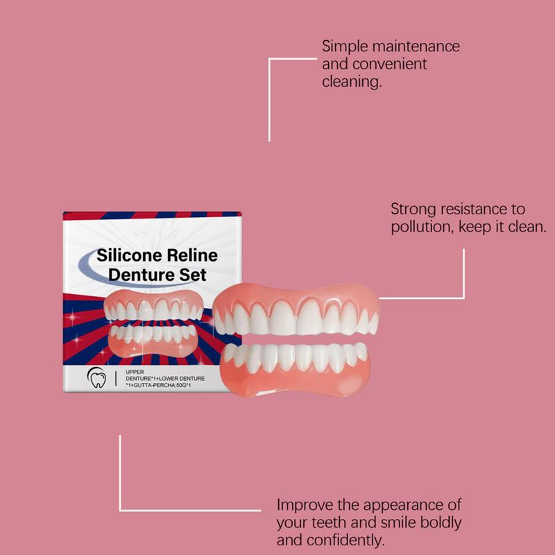 Silicone Denture Reline Kit - Professional & Portable