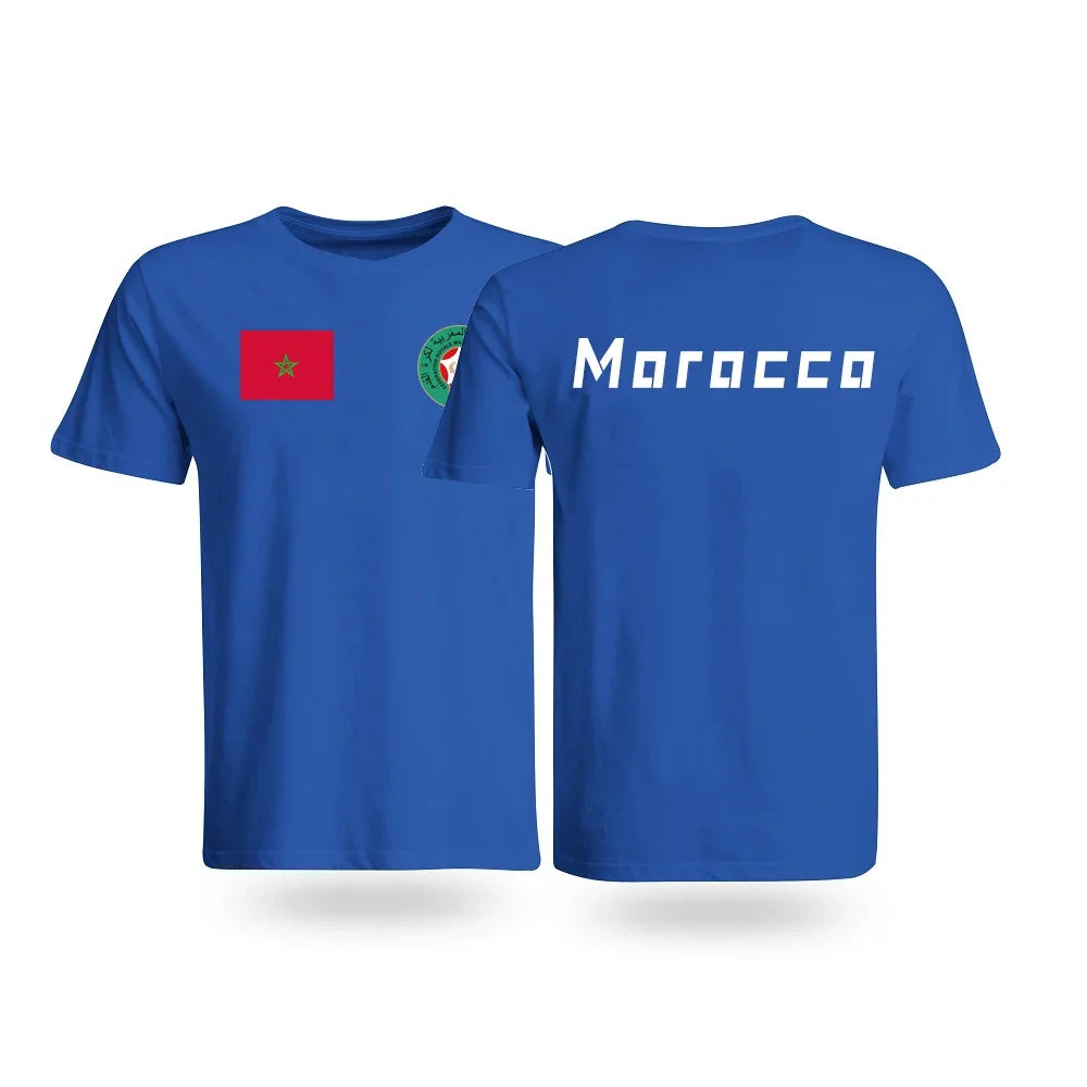 Moroccan Pride Retro Tee - Unisex Cotton T-Shirt
