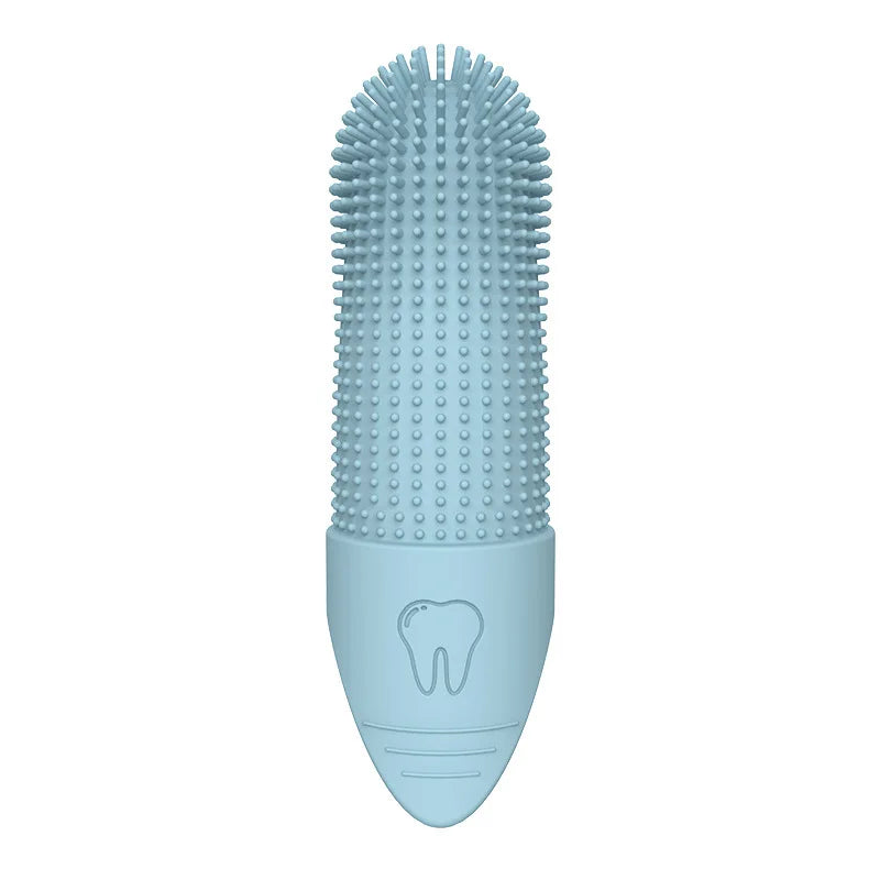 Dog Toothbrush 360° Finger Brush - Food Grade Silicone