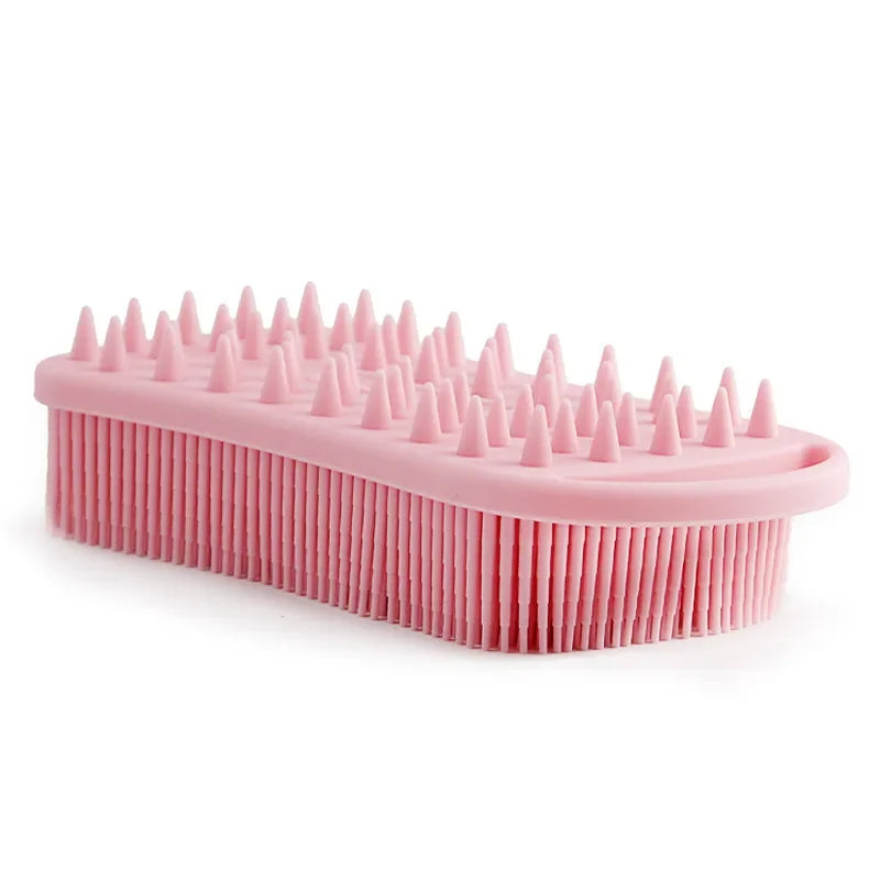 Exfoliating Silicone Body Brush - 2-in-1 Bath & Scalp Massager