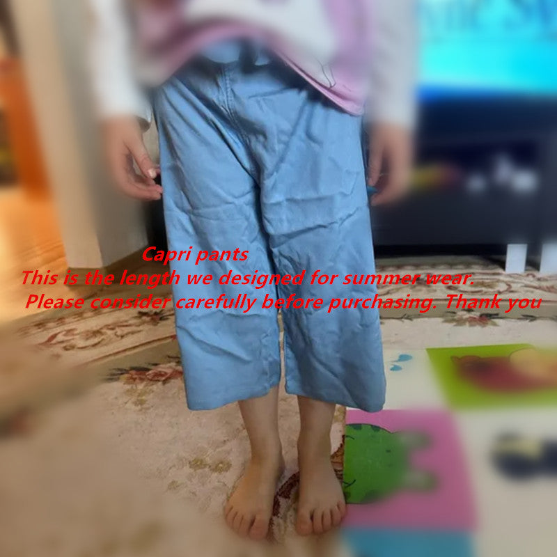 Children's Wide Leg Chiffon Pants - Summer Fashion 2025