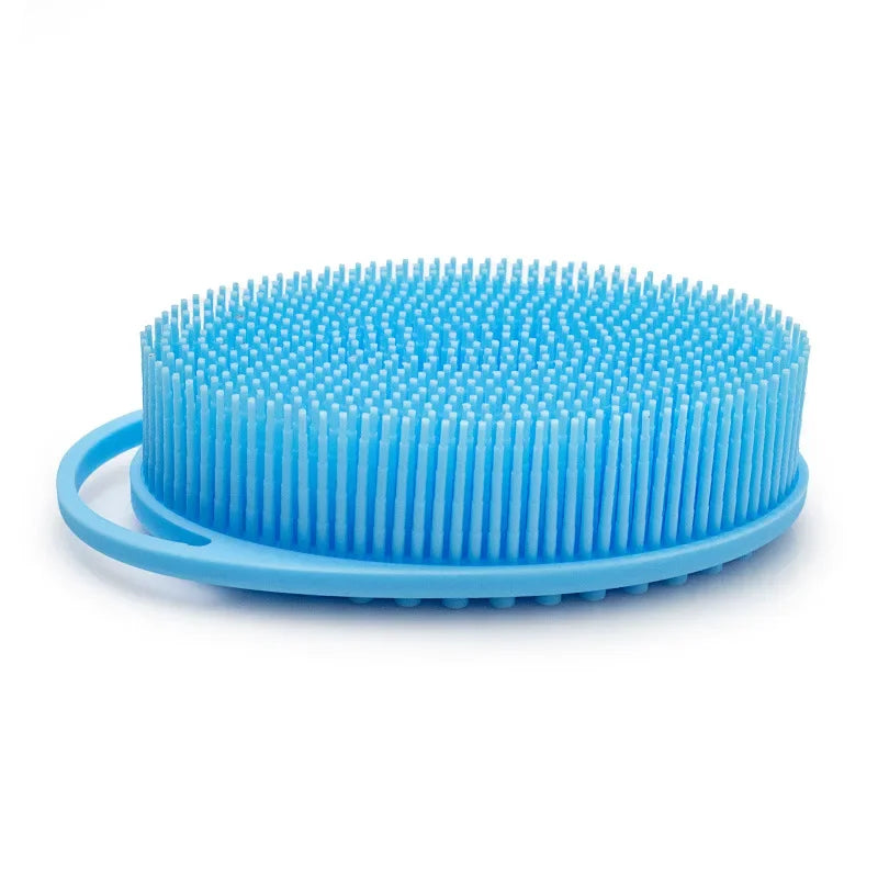 Exfoliating Silicone Body Brush - 2-in-1 Bath & Scalp Massager