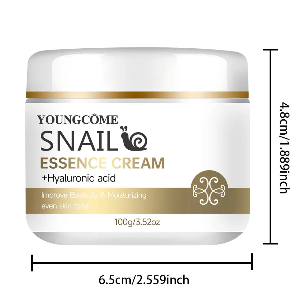 Youngcome Snail Essence Cream: Hyaluronic & Retinol Moisturizer