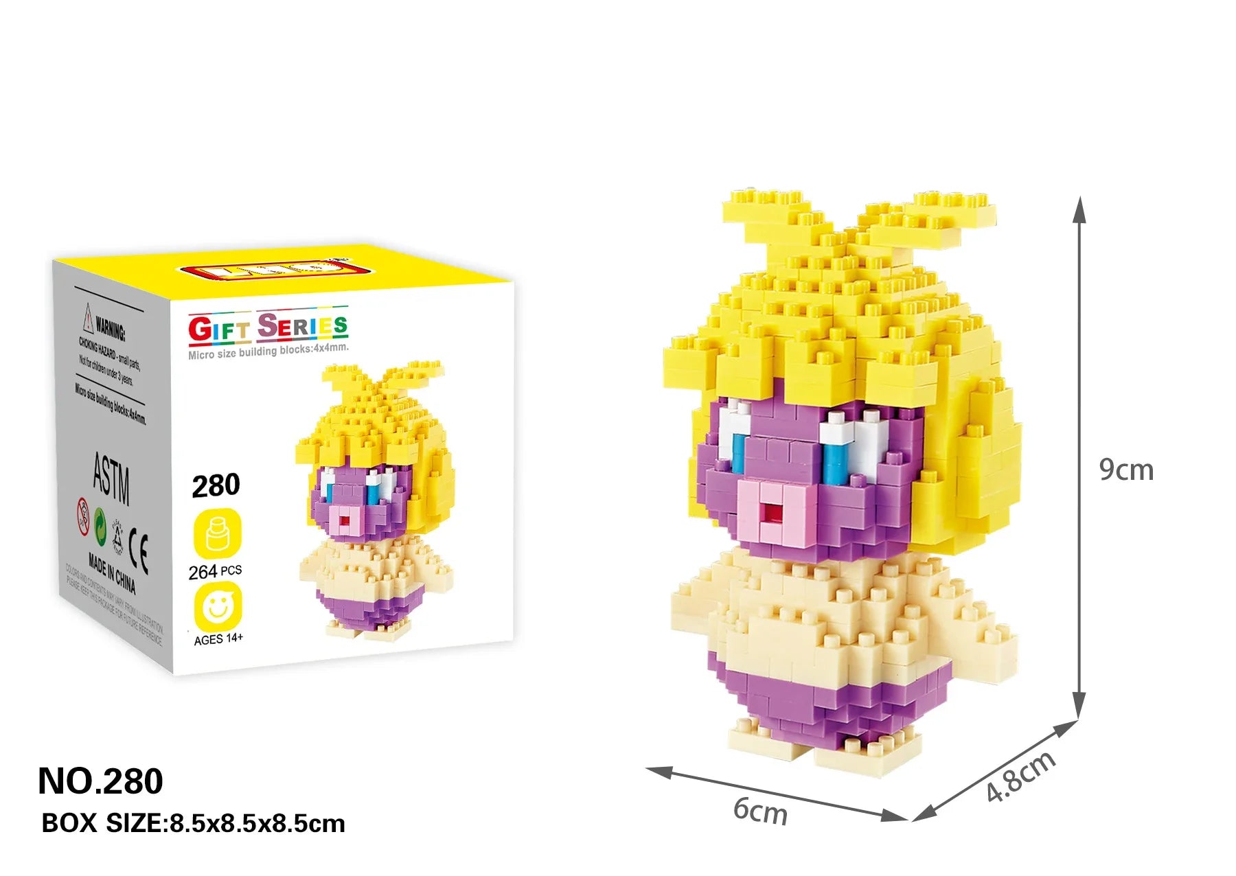 Pokemon Nanoblock Pikachu Set - 66pcs Educational Toy