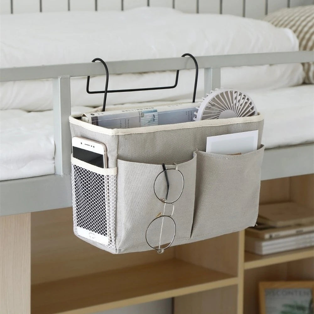 Baby Crib Organizer: Nappy Holder & Toy Storage Caddy