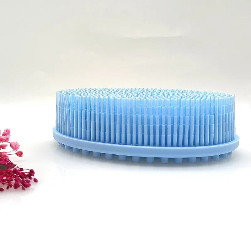 Exfoliating Silicone Body Brush - 2-in-1 Bath & Scalp Massager