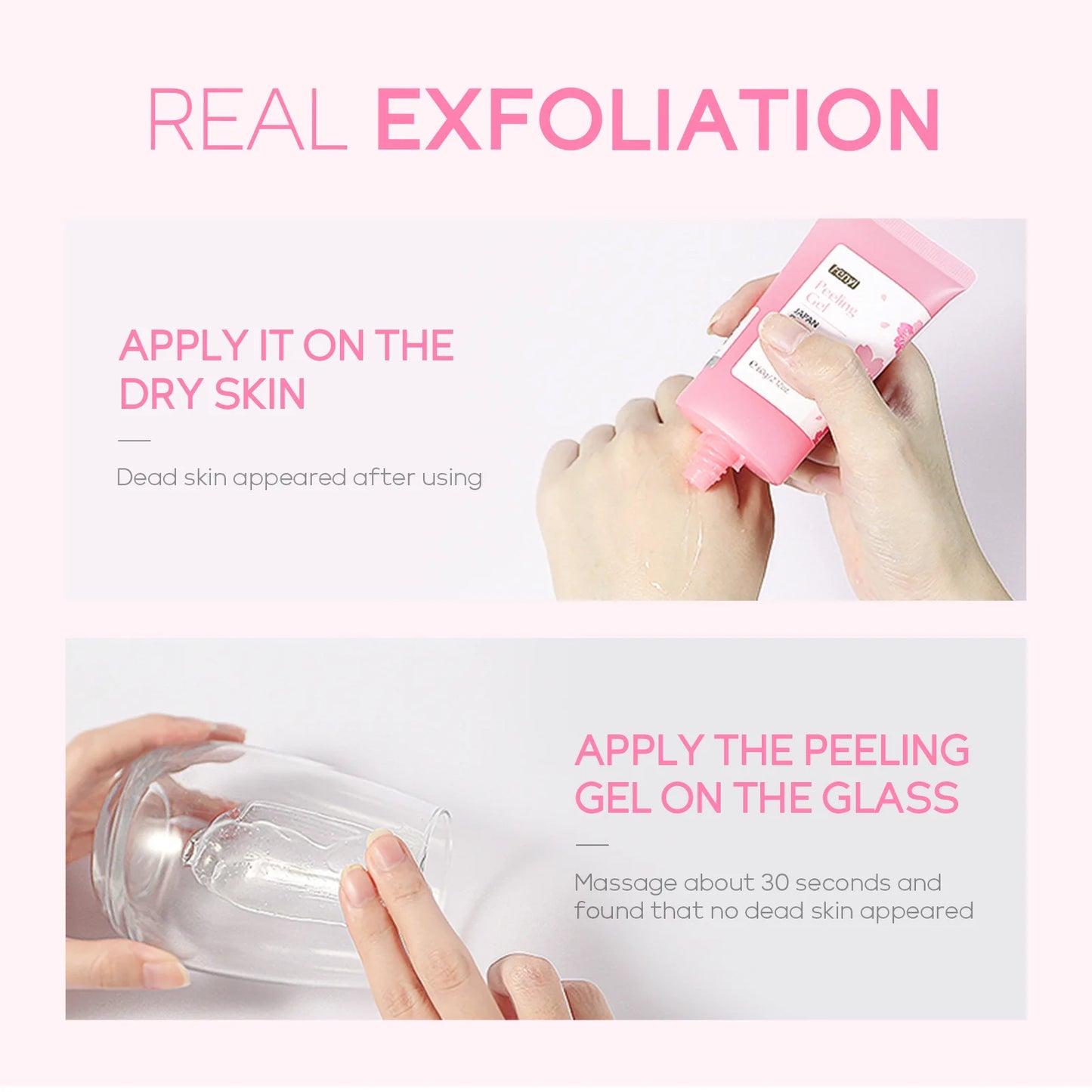 Sakura Exfoliating Gel: Deep Clean & Brighten Skin 60g