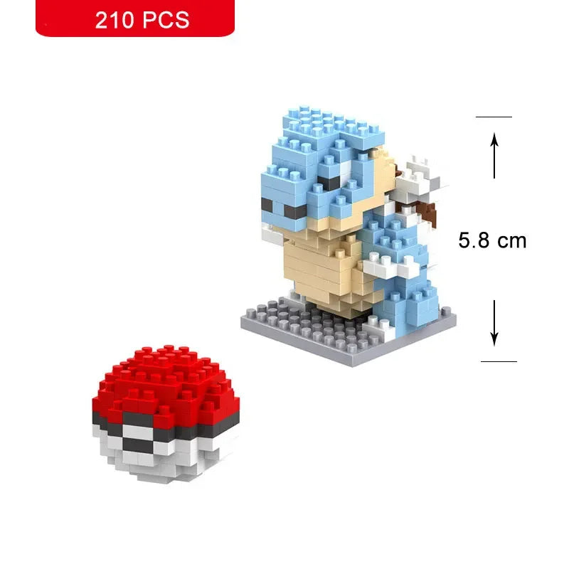 Pokemon Nanoblock Pikachu Set - 66pcs Educational Toy
