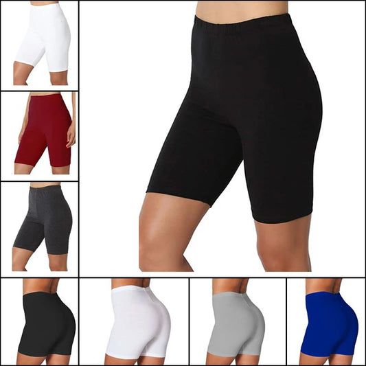 Women’s High-Waist Biker Shorts - Thin Fitness Summer Wear