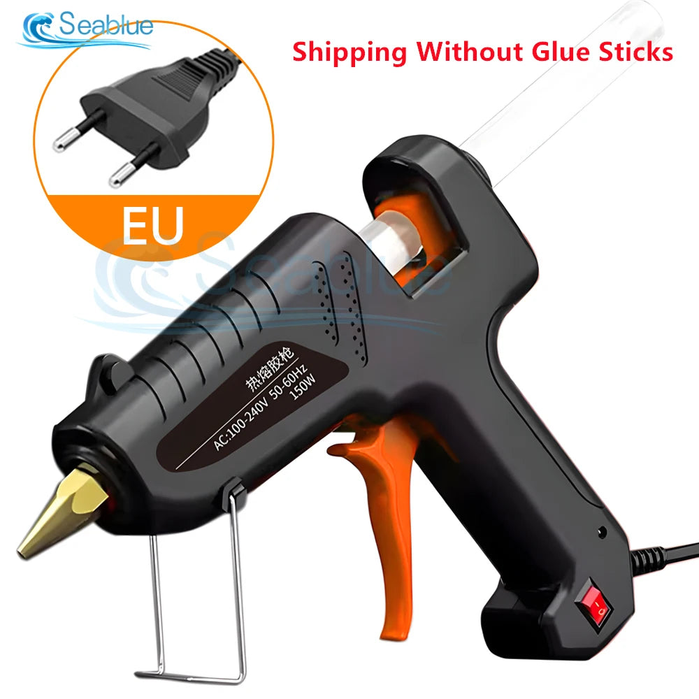 150W Hot Melt Glue Gun - DIY & Industrial Use, 11mm Sticks