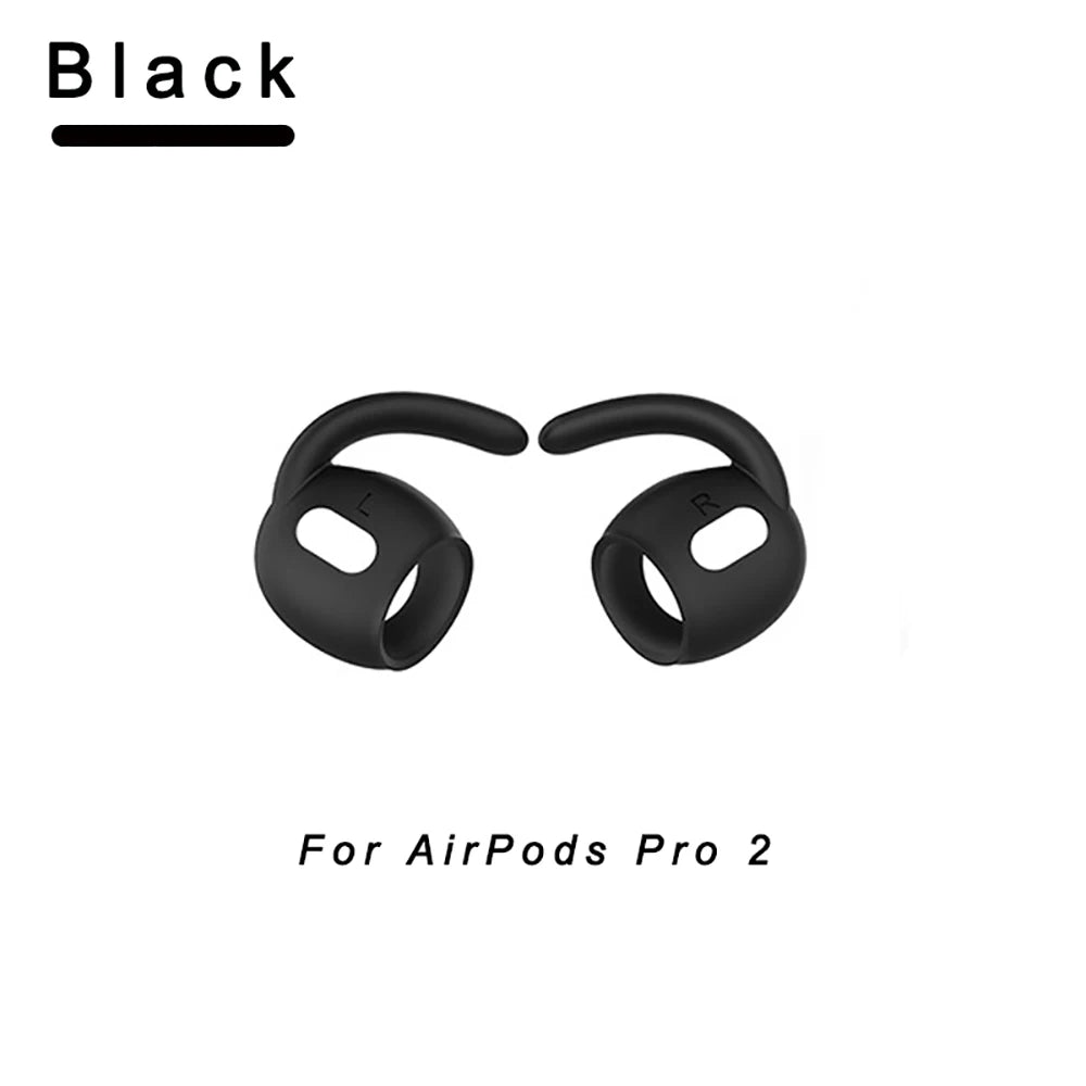 AirPods Pro 2 Ear Hooks: Anti-Slip Silicone Covers