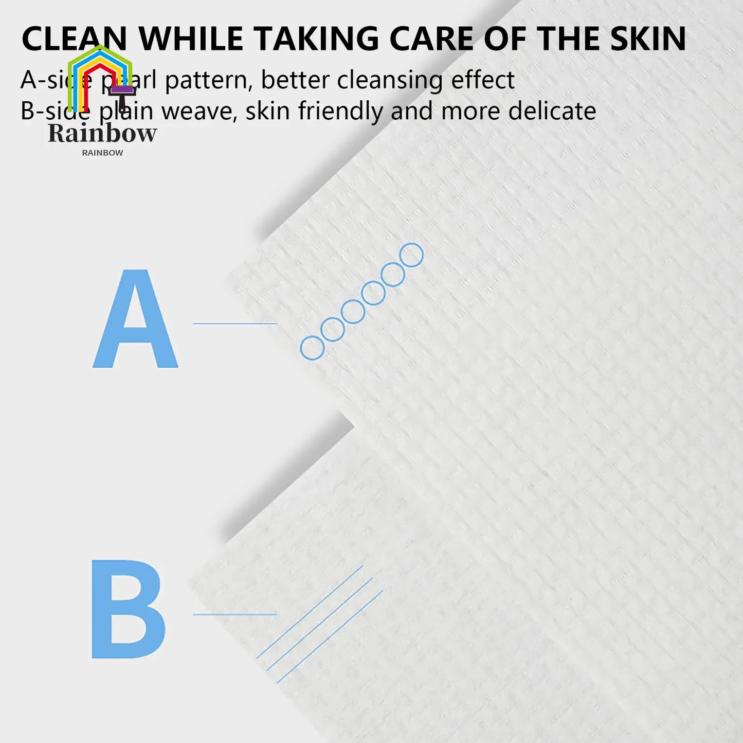 Biobased Face Towels - 25/50 Pcs Ultra Soft Makeup Remover