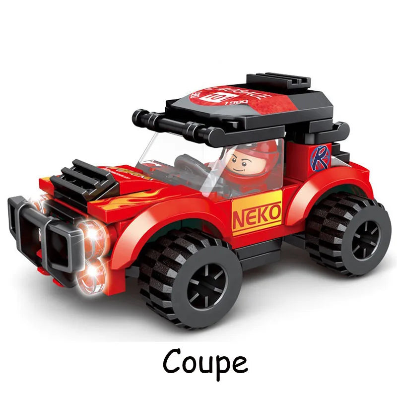 SLUBAN Girl Food Truck Building Blocks Toy Set