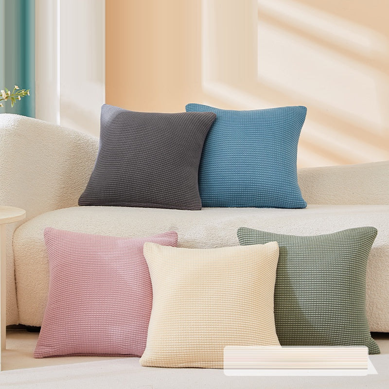Solid Color Velvet Pillowcase - Sofa & Car Decor