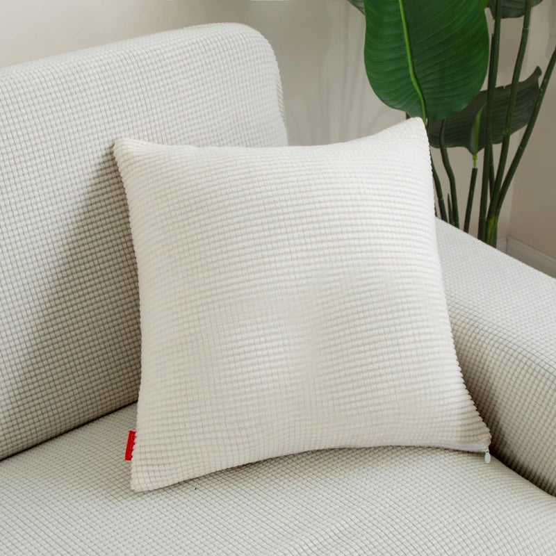 Solid Color Velvet Pillowcase - Sofa & Car Decor