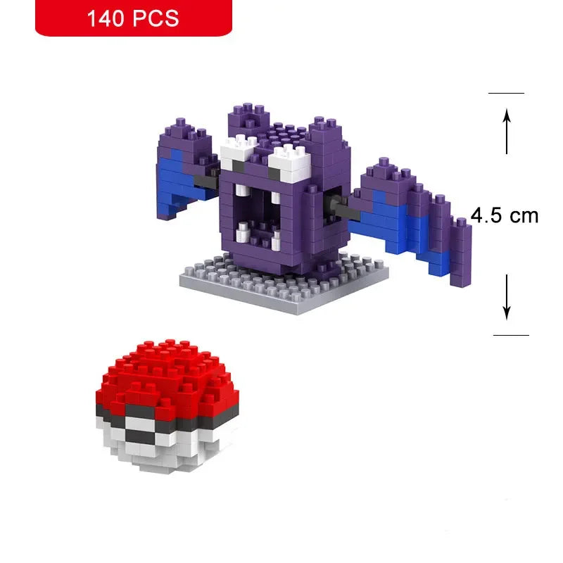 Pokemon Nanoblock Pikachu Set - 66pcs Educational Toy