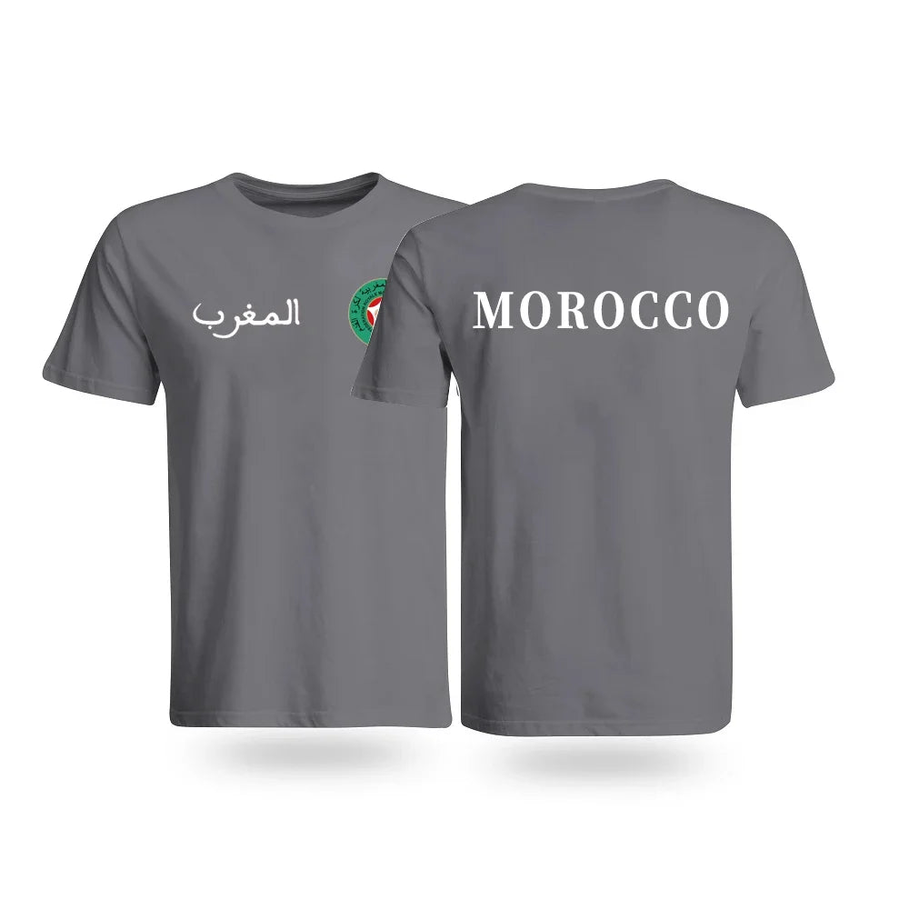 Moroccan Pride Retro Tee - Unisex Cotton T-Shirt