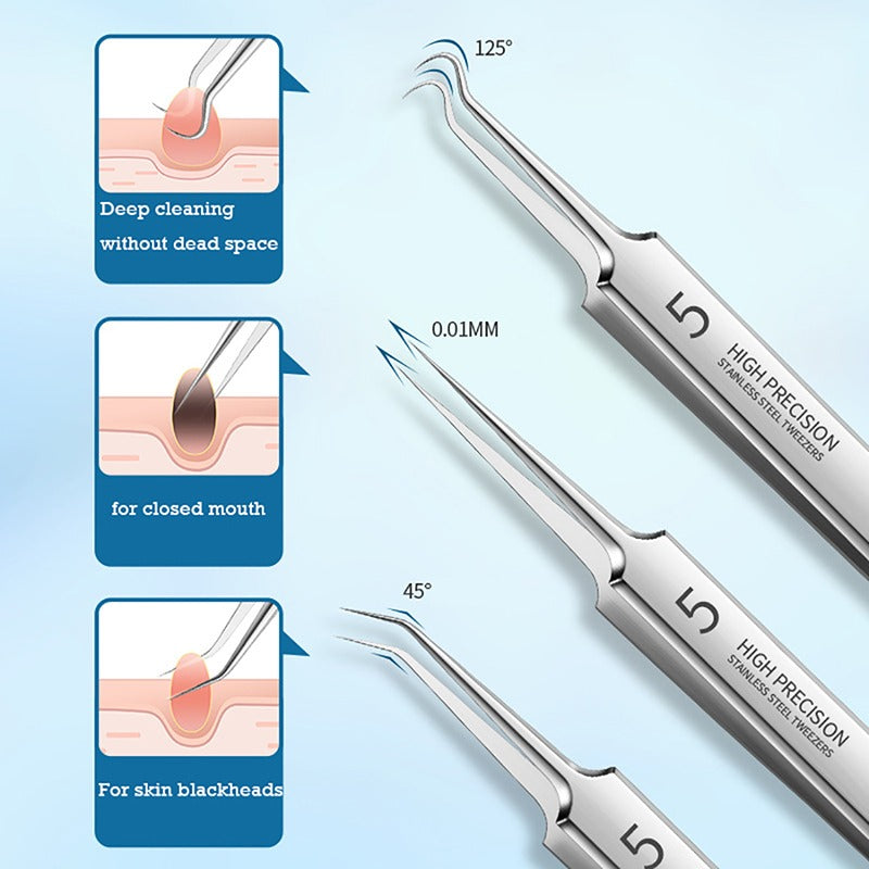 German Ultra-fine Blackhead Tweezers - Acne Remover Tool