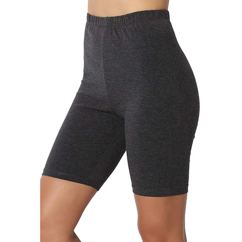 Women’s High-Waist Biker Shorts - Thin Fitness Summer Wear