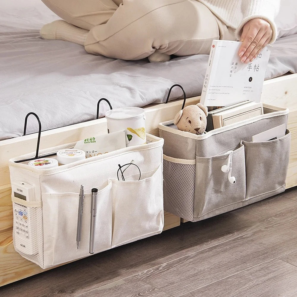 Baby Crib Organizer: Nappy Holder & Toy Storage Caddy