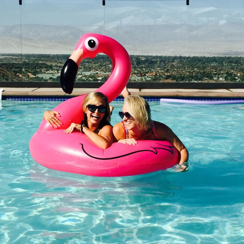 Flamingo Inflatable Swim Ring - Pool & Beach Fun for All Ages