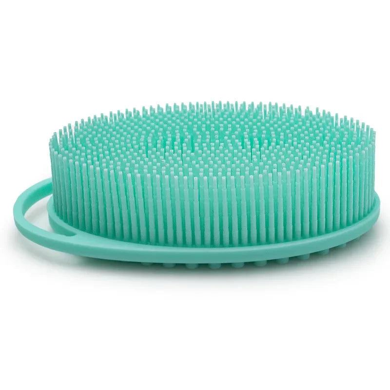 Exfoliating Silicone Body Brush - 2-in-1 Bath & Scalp Massager
