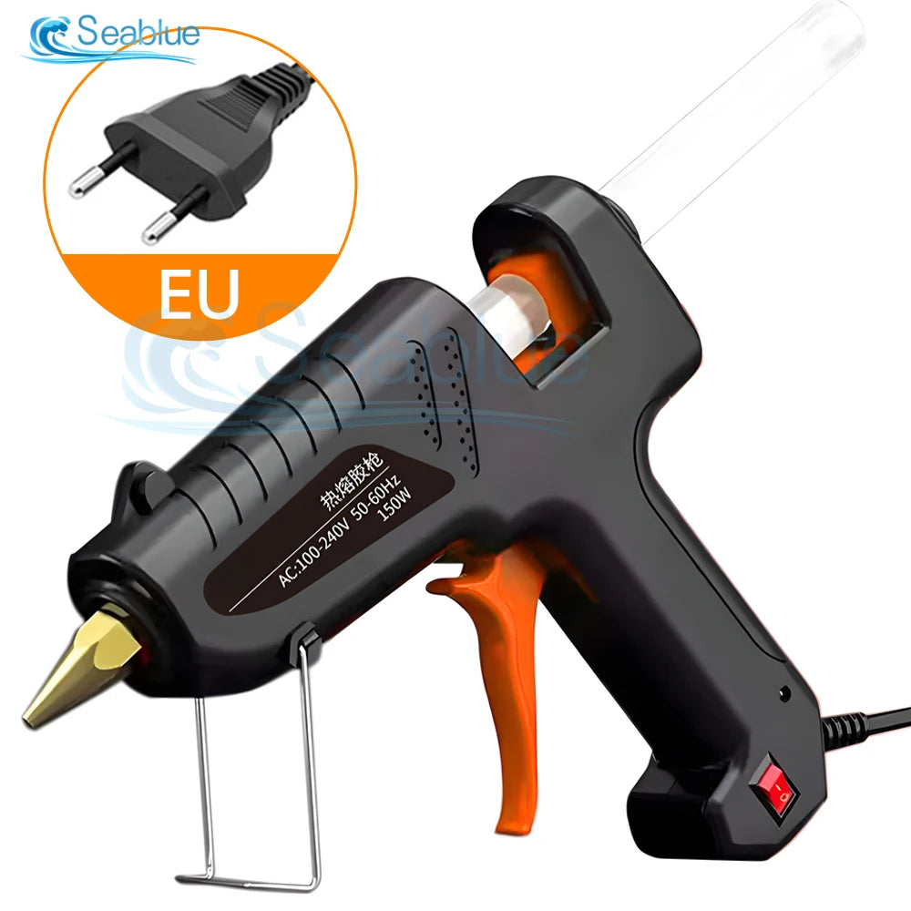 150W Hot Melt Glue Gun - DIY & Industrial Use, 11mm Sticks