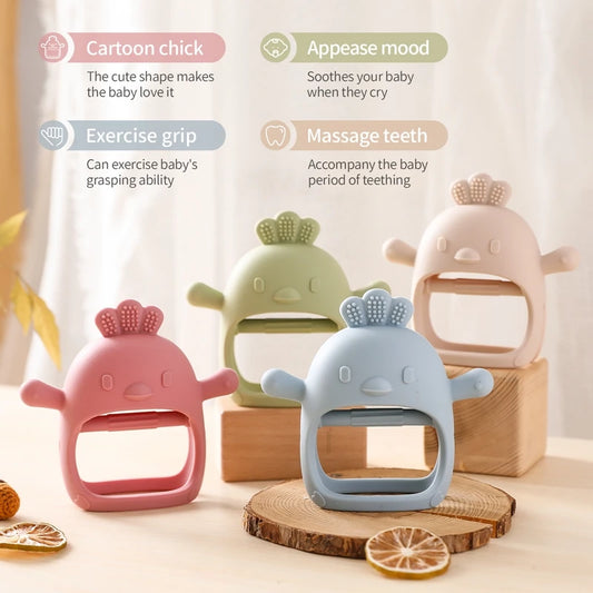 Silicone Baby Teether 0-6M | Kawaii Nursing Accessories