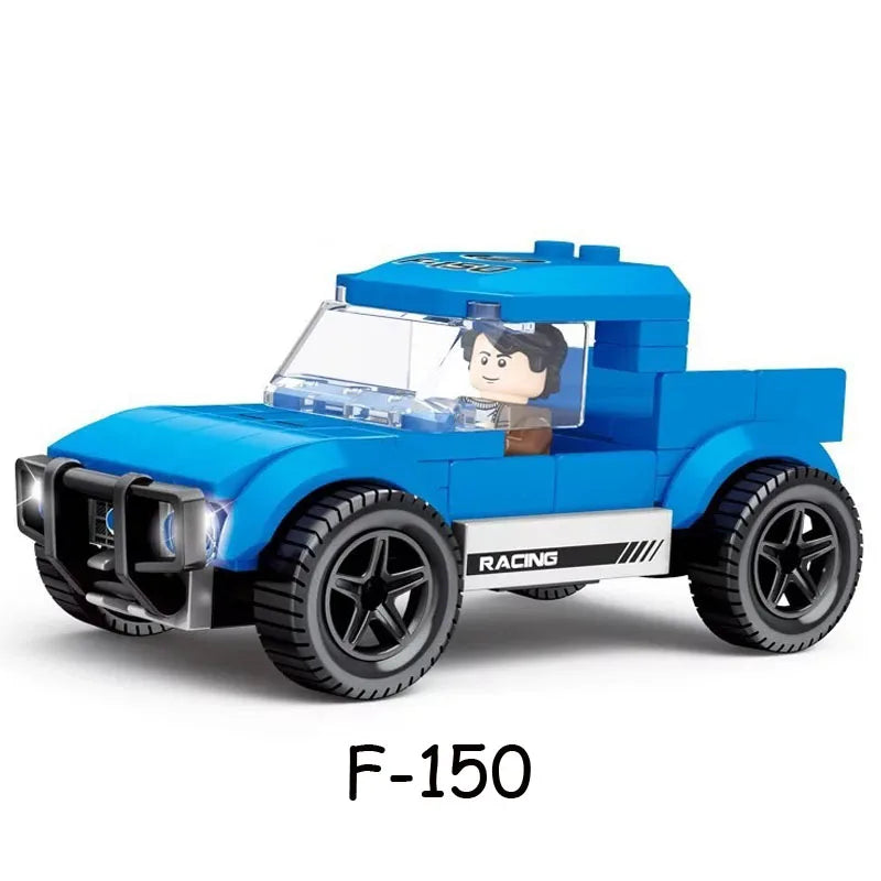 SLUBAN Girl Food Truck Building Blocks Toy Set