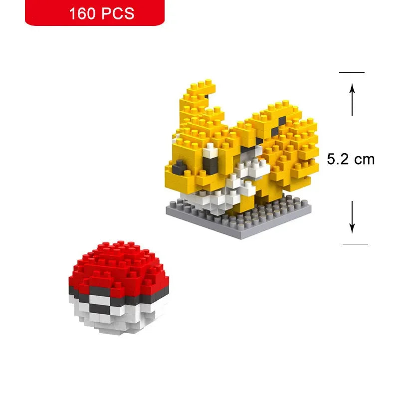 Pokemon Nanoblock Pikachu Set - 66pcs Educational Toy