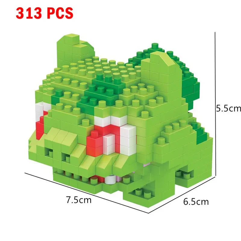 Pokemon Nanoblock Pikachu Set - 66pcs Educational Toy