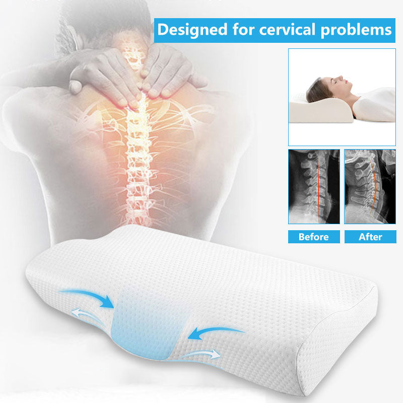 Memory Foam Orthopedic Pillow - Cervical Neck Support